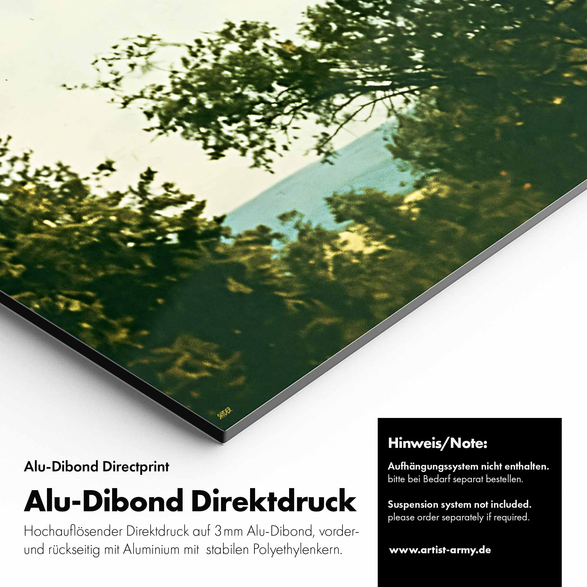Artist Army The Visitor Alu Dibond Detail