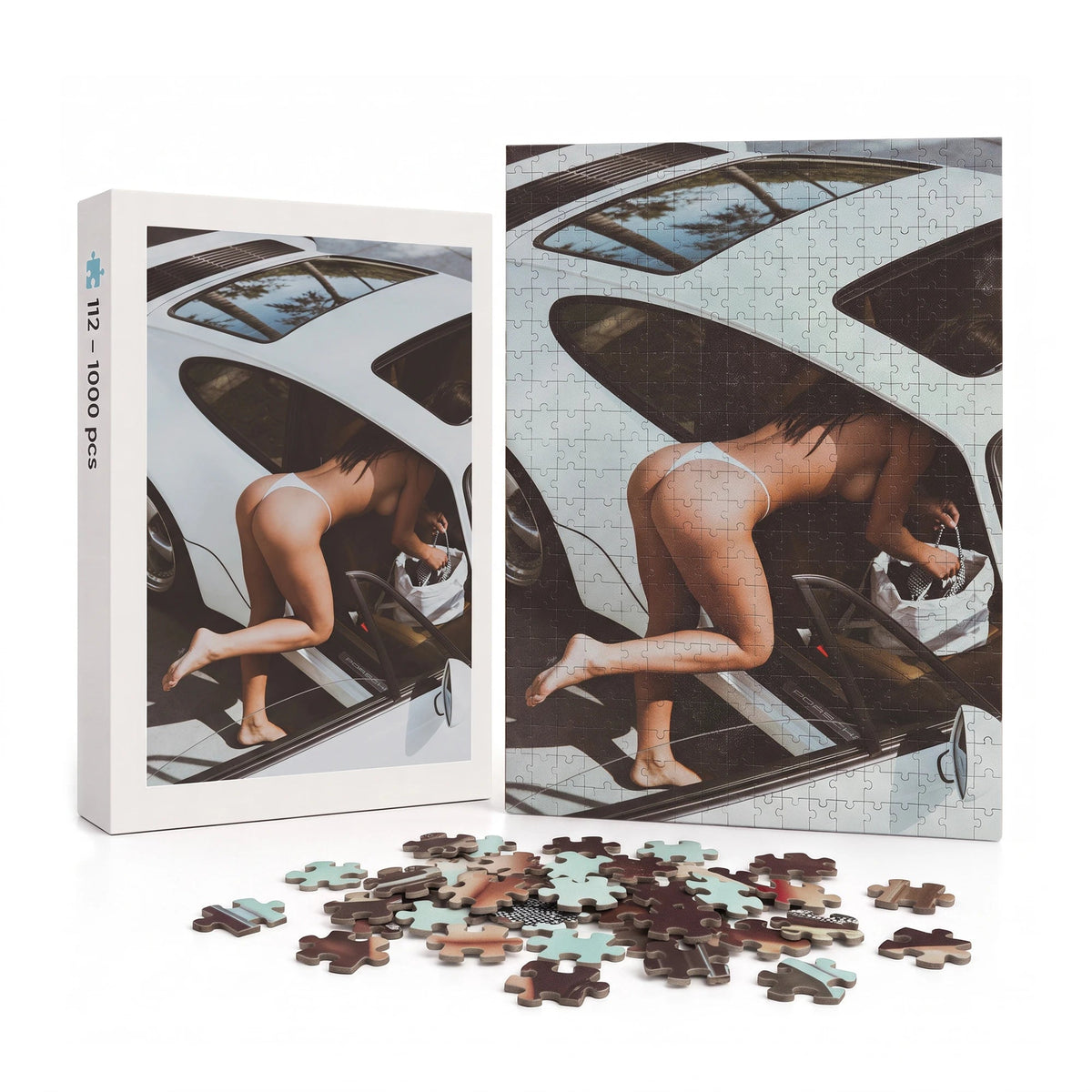 Topless Car Puzzle – Sexy Car Art für Erwachsene