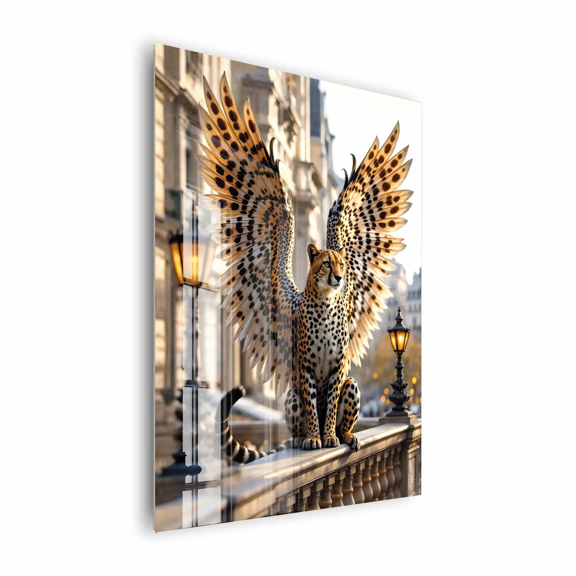 Artist Army Winged Cheetah Acrylglasbild 2