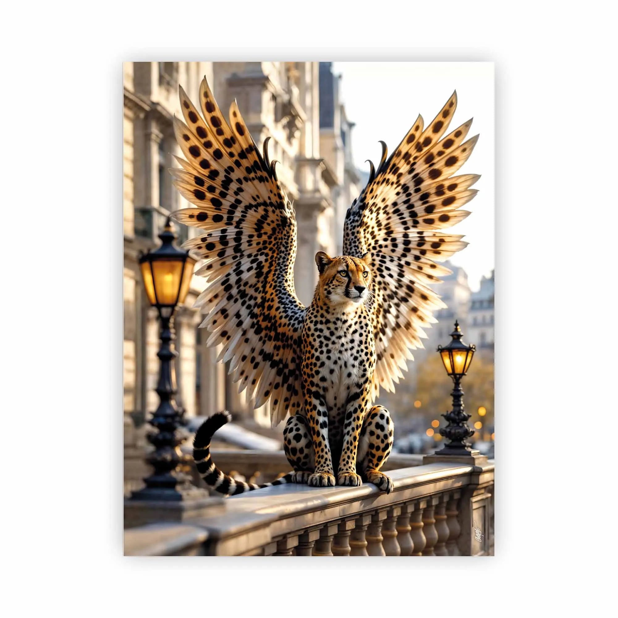 Artist Army Winged Cheetah Alu Dibond 1