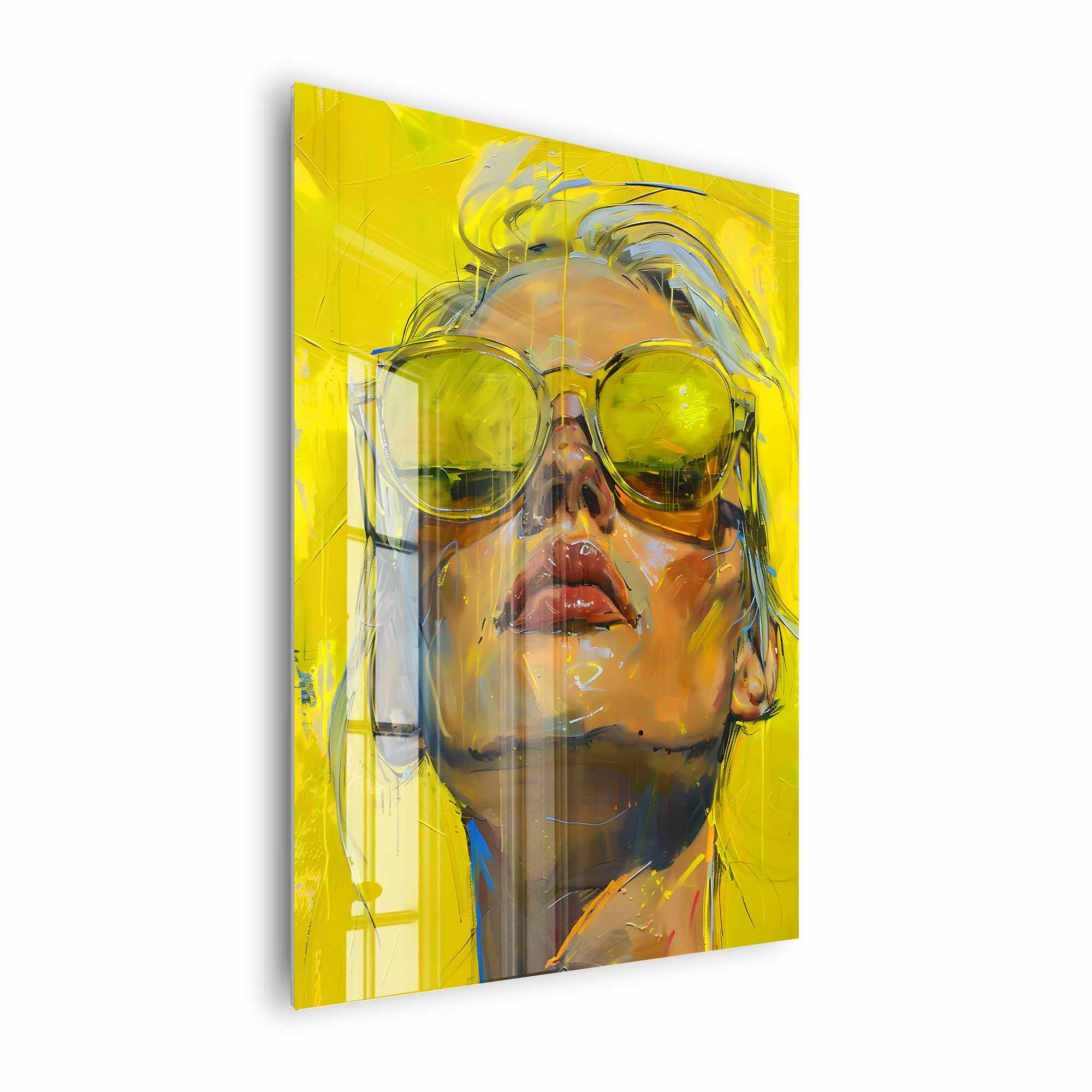 Artist Army Yellow Sunglasses Acrylglasbild 2
