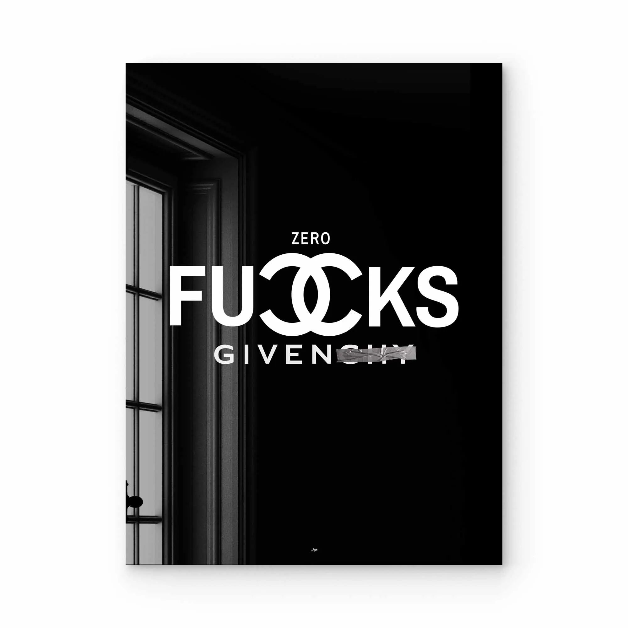 Artist Army Zero Fucks Given Acrylglasbild 1