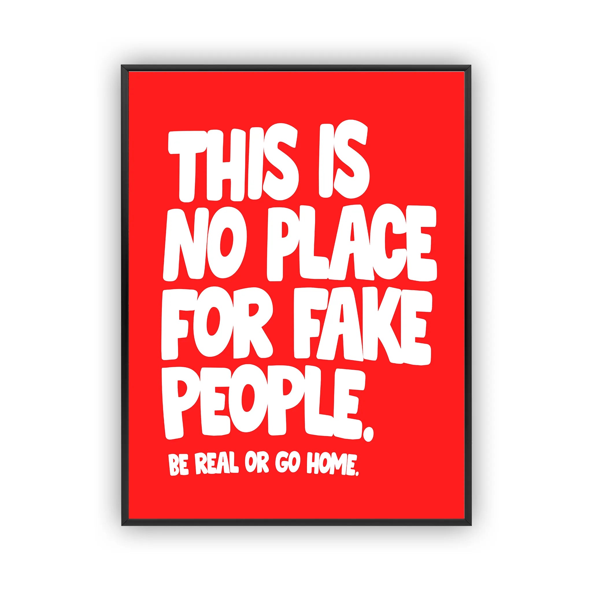 Be Real Poster