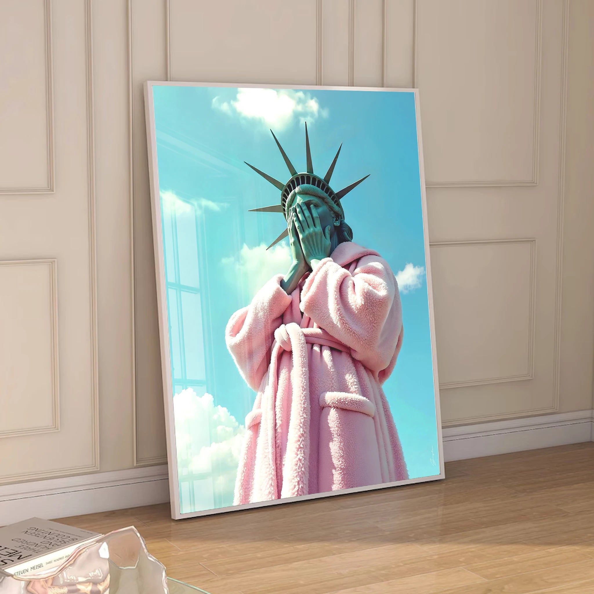 Confused Liberty Poster
