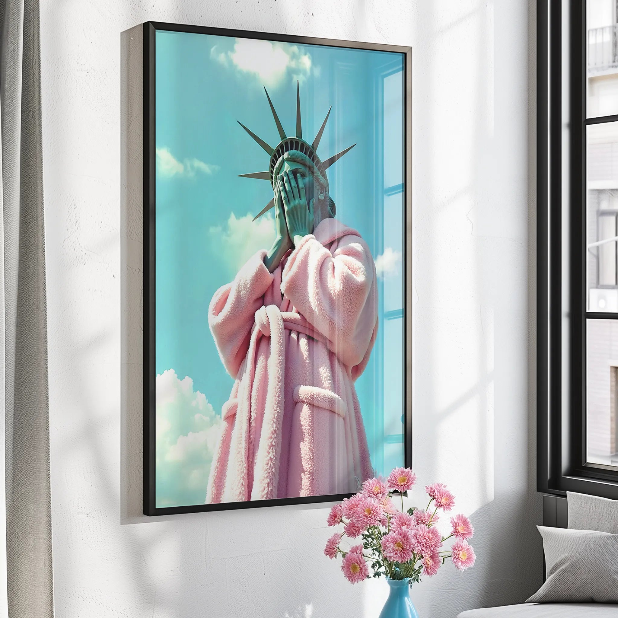 Confused Liberty Poster