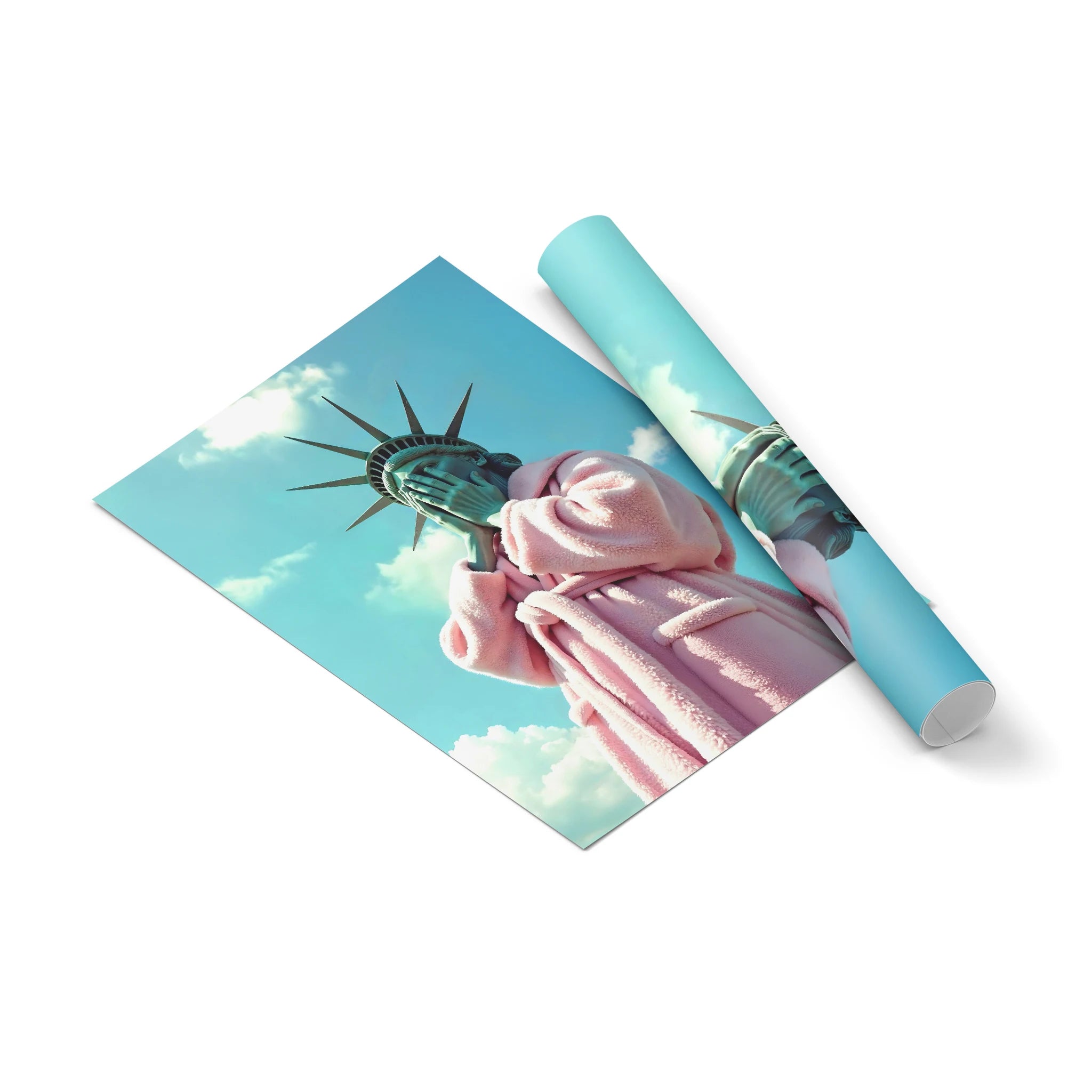 Confused Liberty Poster