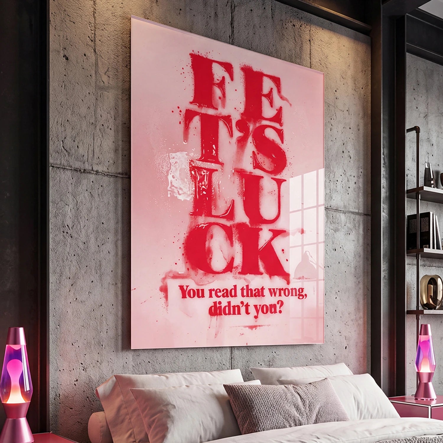 Fets Luck Acrylglasbild