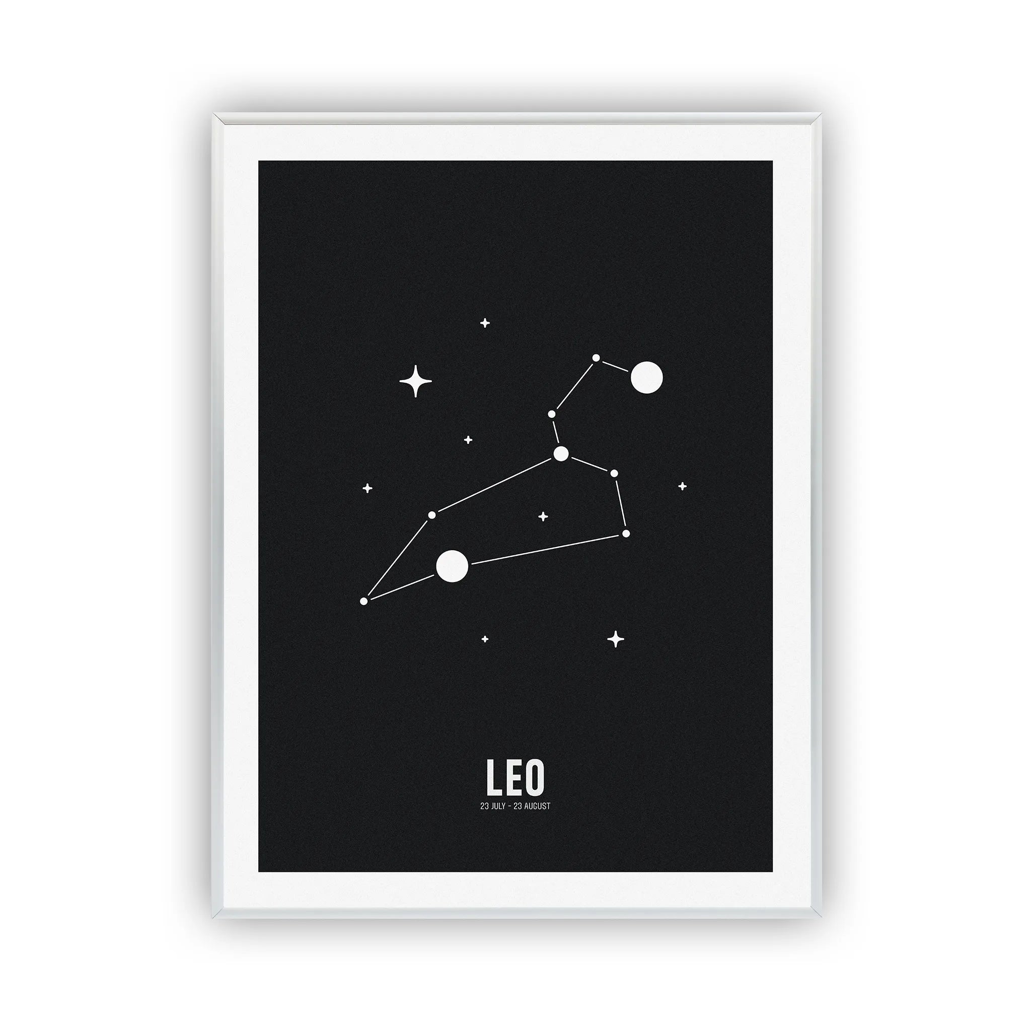 leo-poster-silver-frame