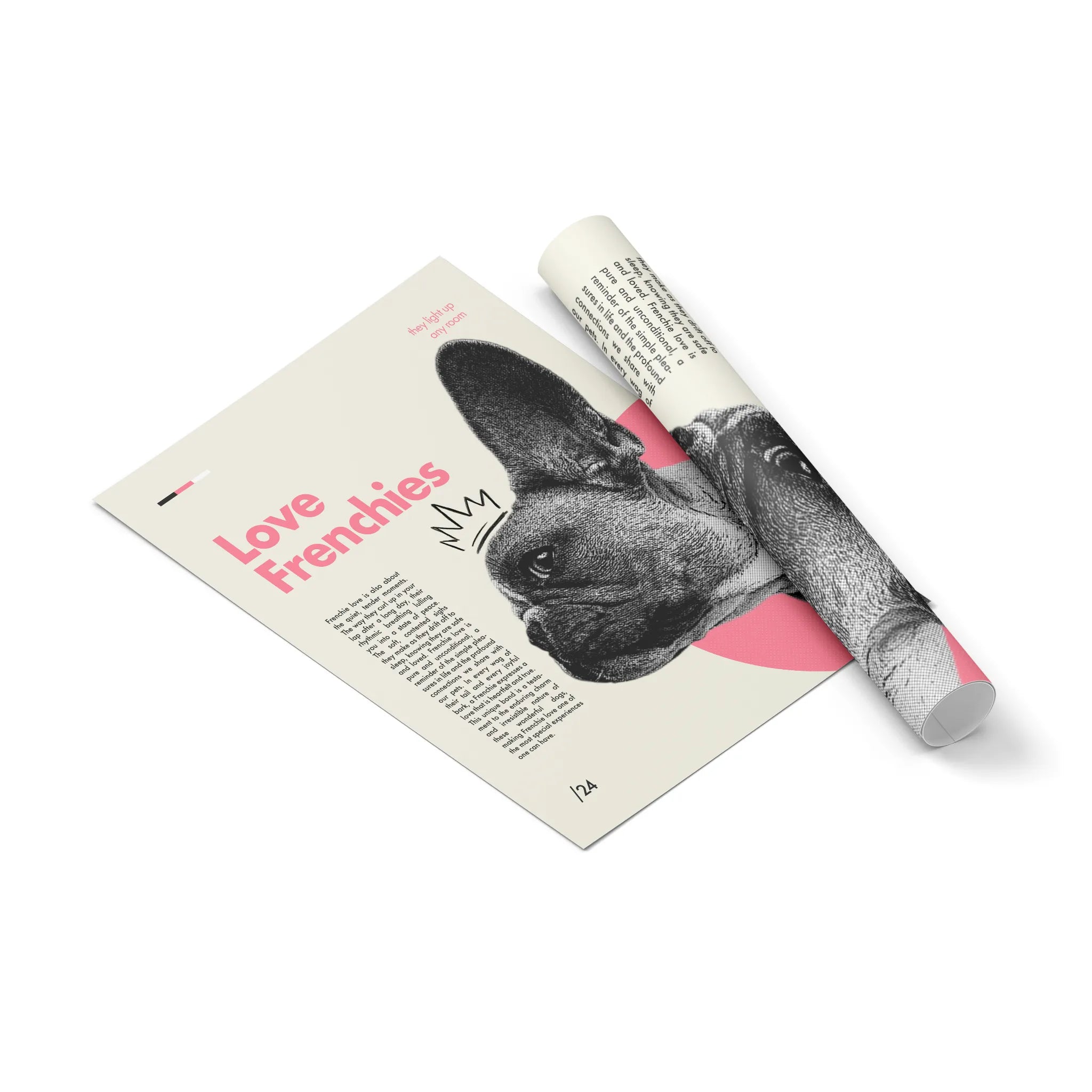 Amour Frenchies Poster