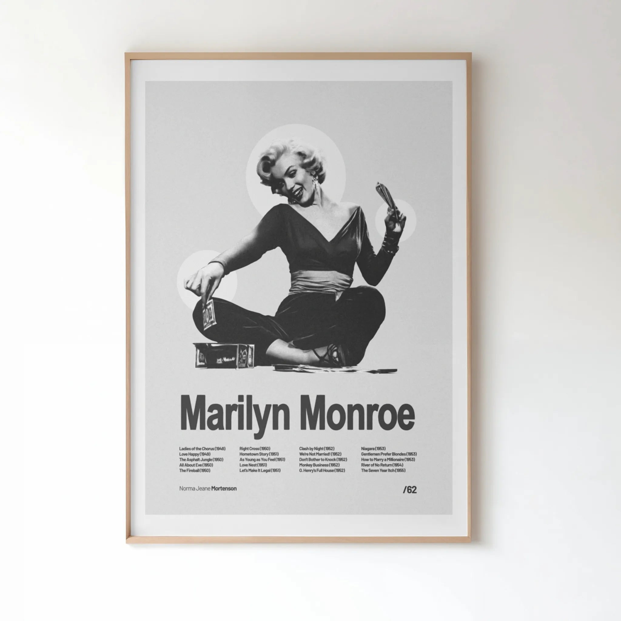 Marilyn Monroe Black and White