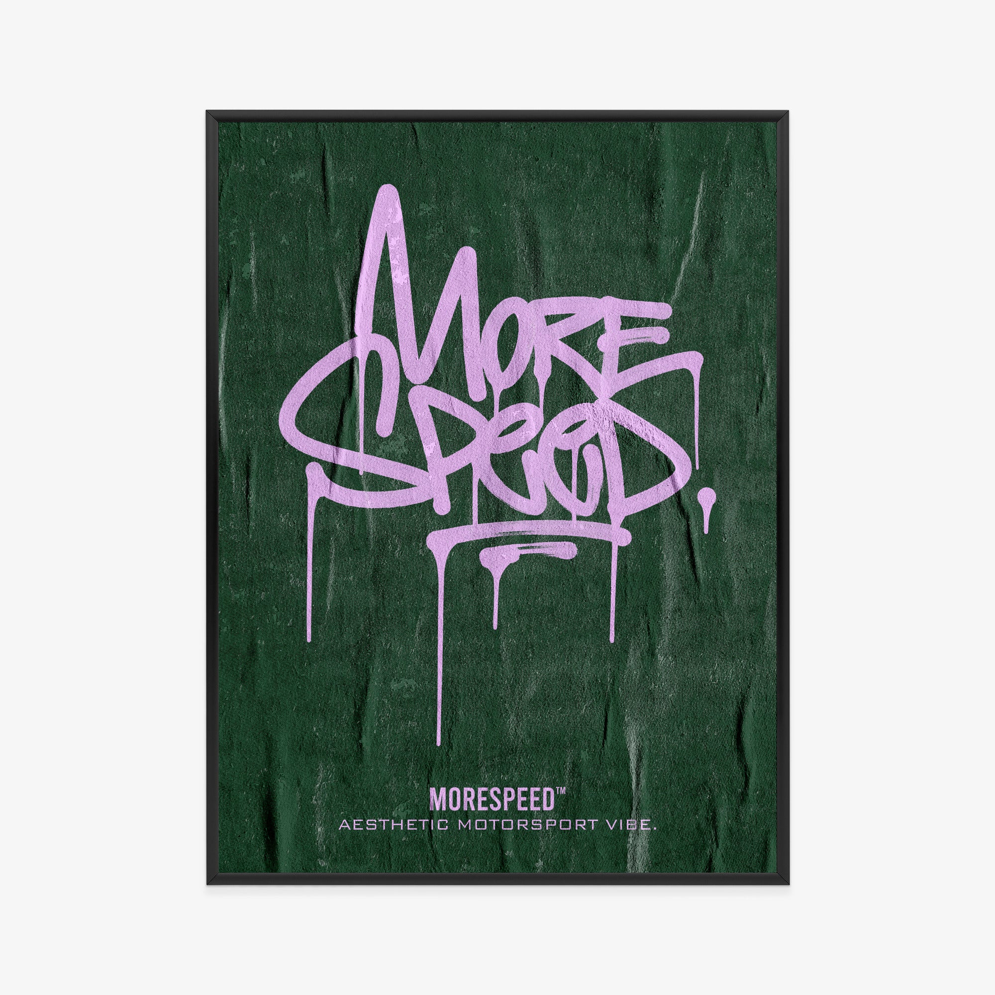 Morespeed Green Poster