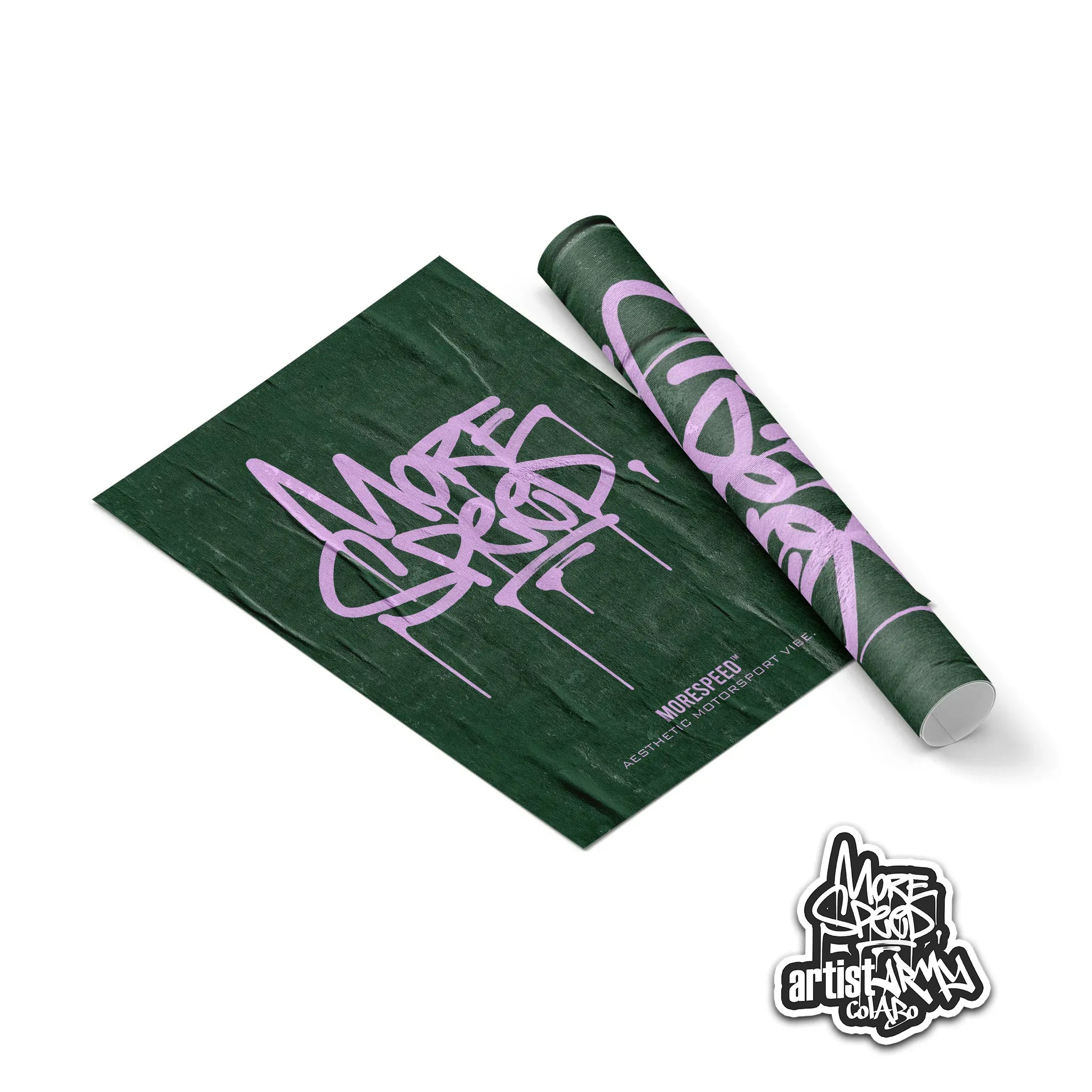 Morespeed Green Poster