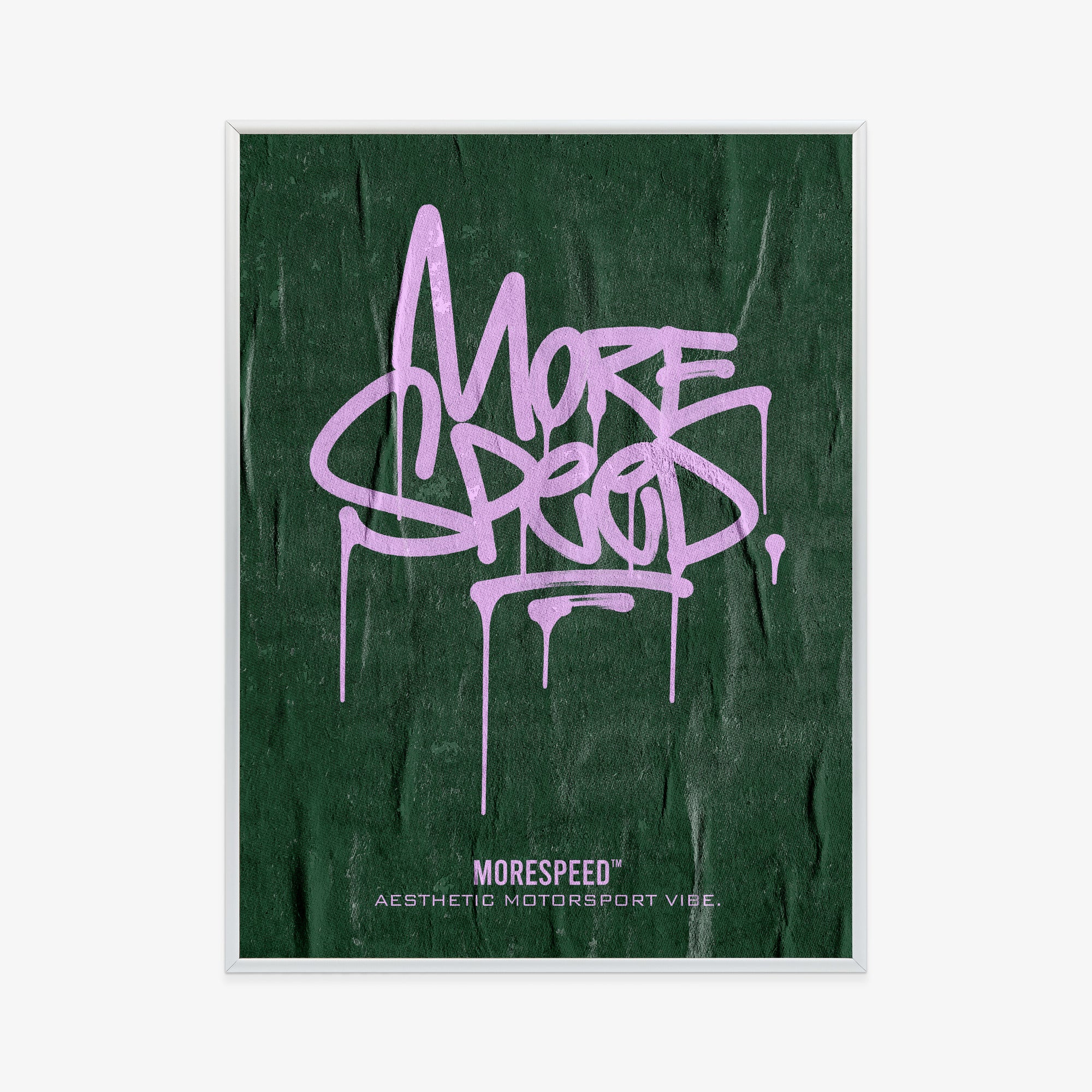 Morespeed Green Poster