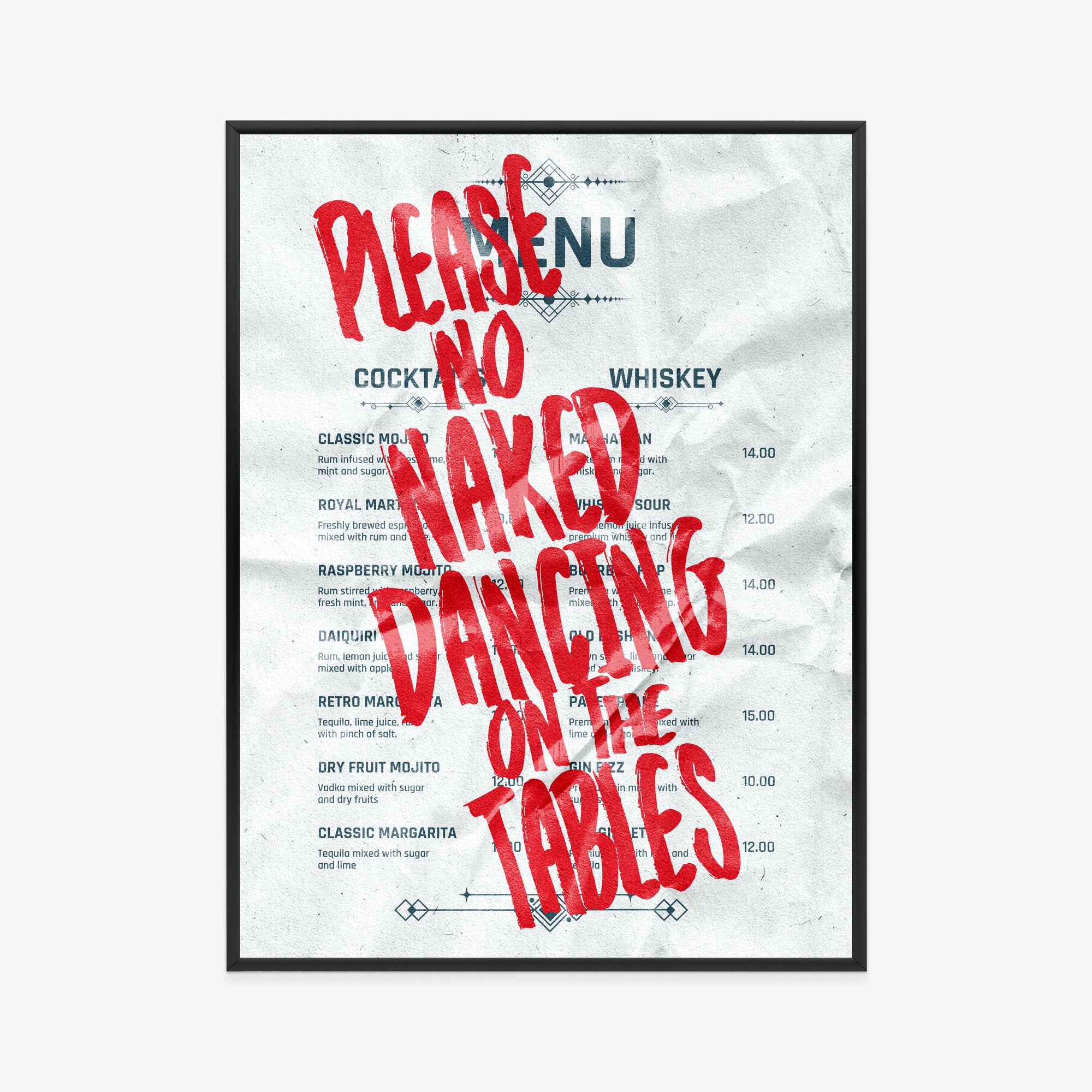 Danse nue Poster