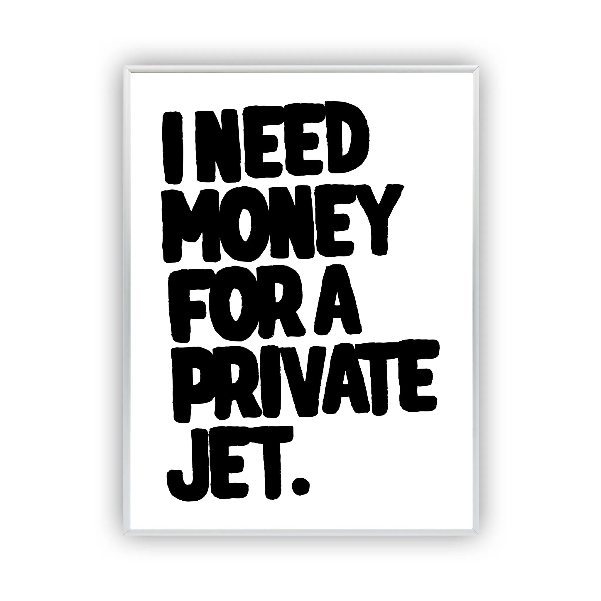 Private jet Poster