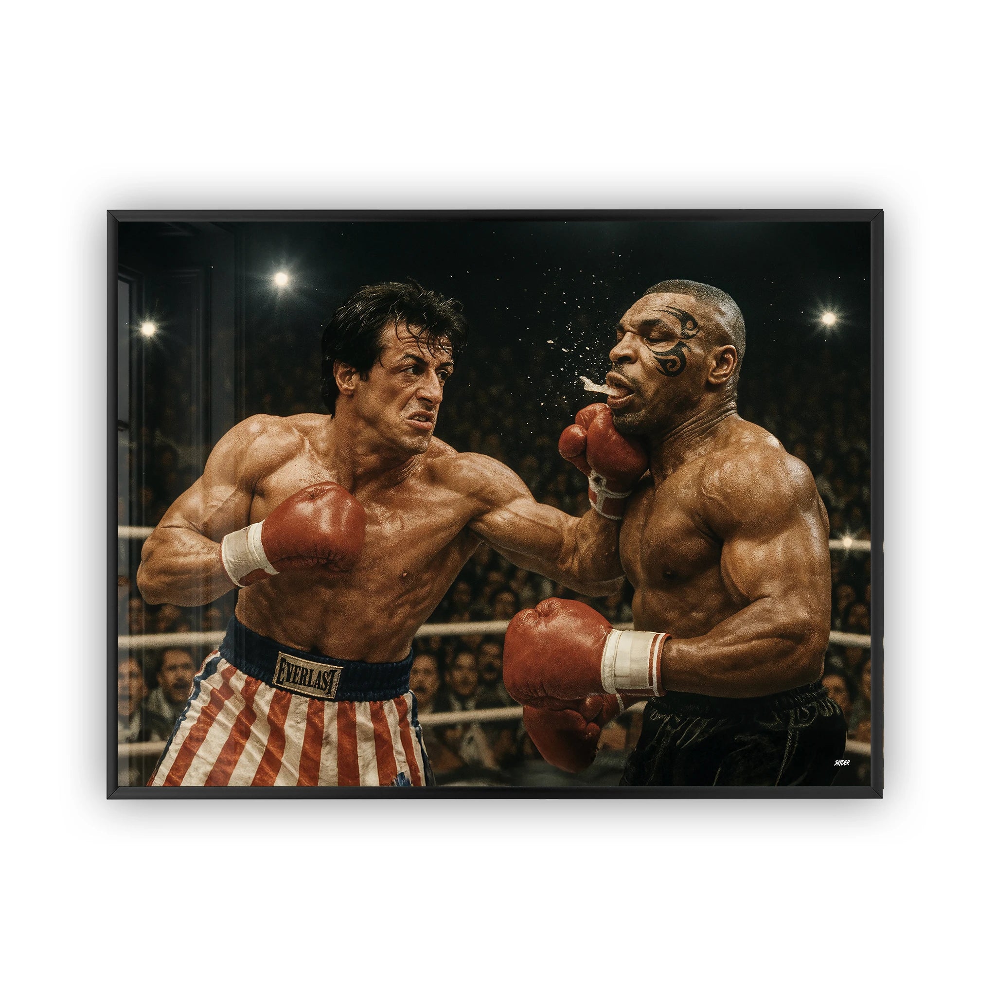 Rocky Balboa vs Iron Mike Poster
