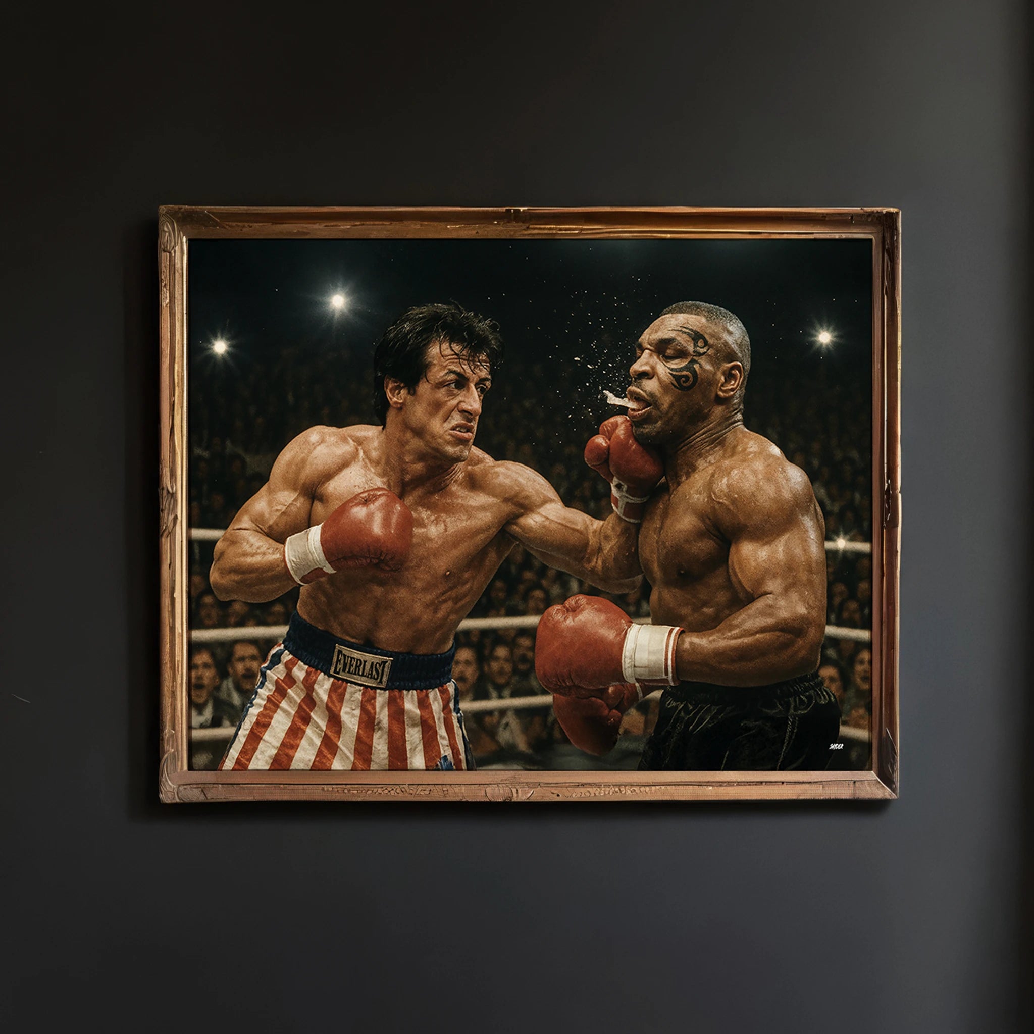 Rocky Balboa vs Iron Mike Poster