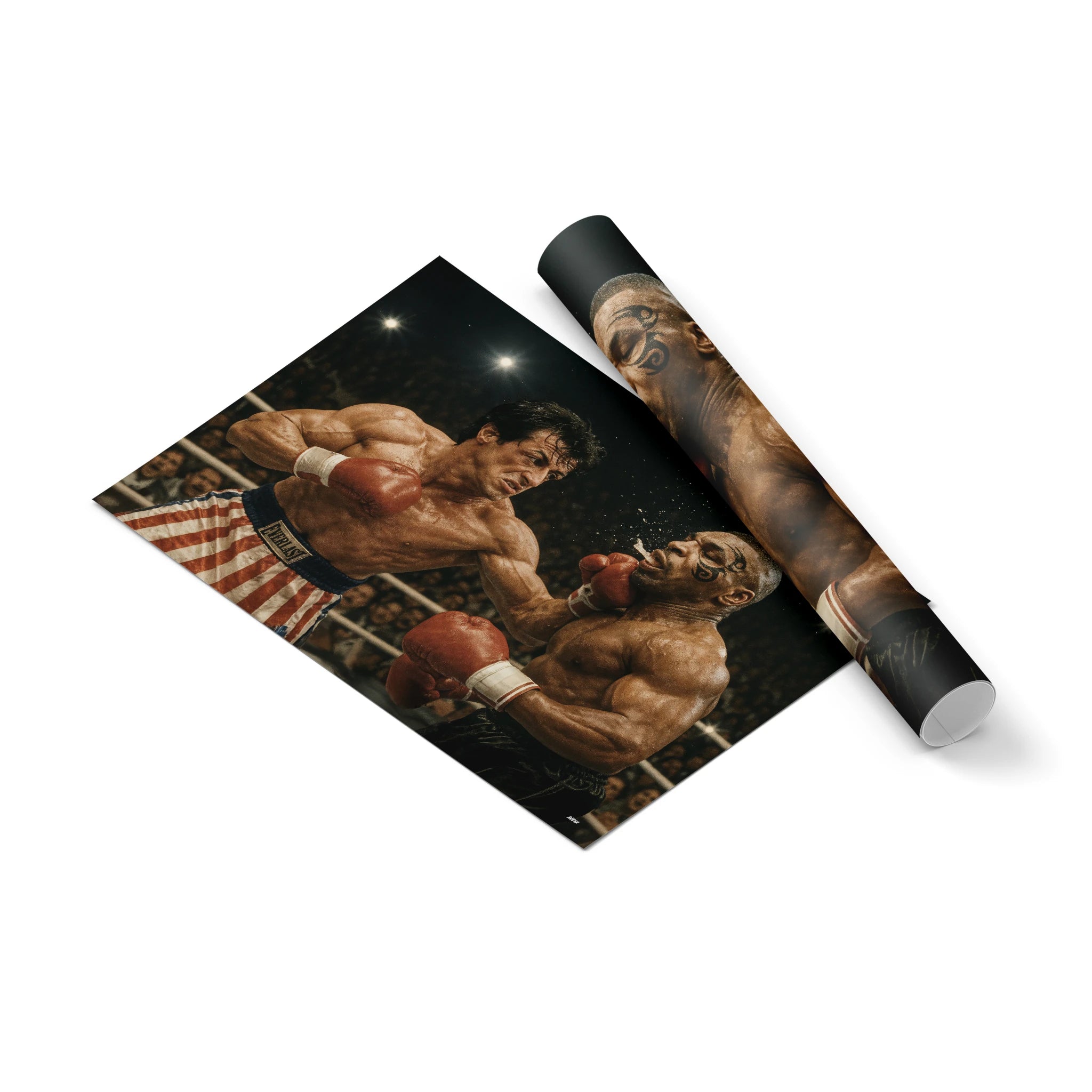 Rocky Balboa vs Iron Mike Poster
