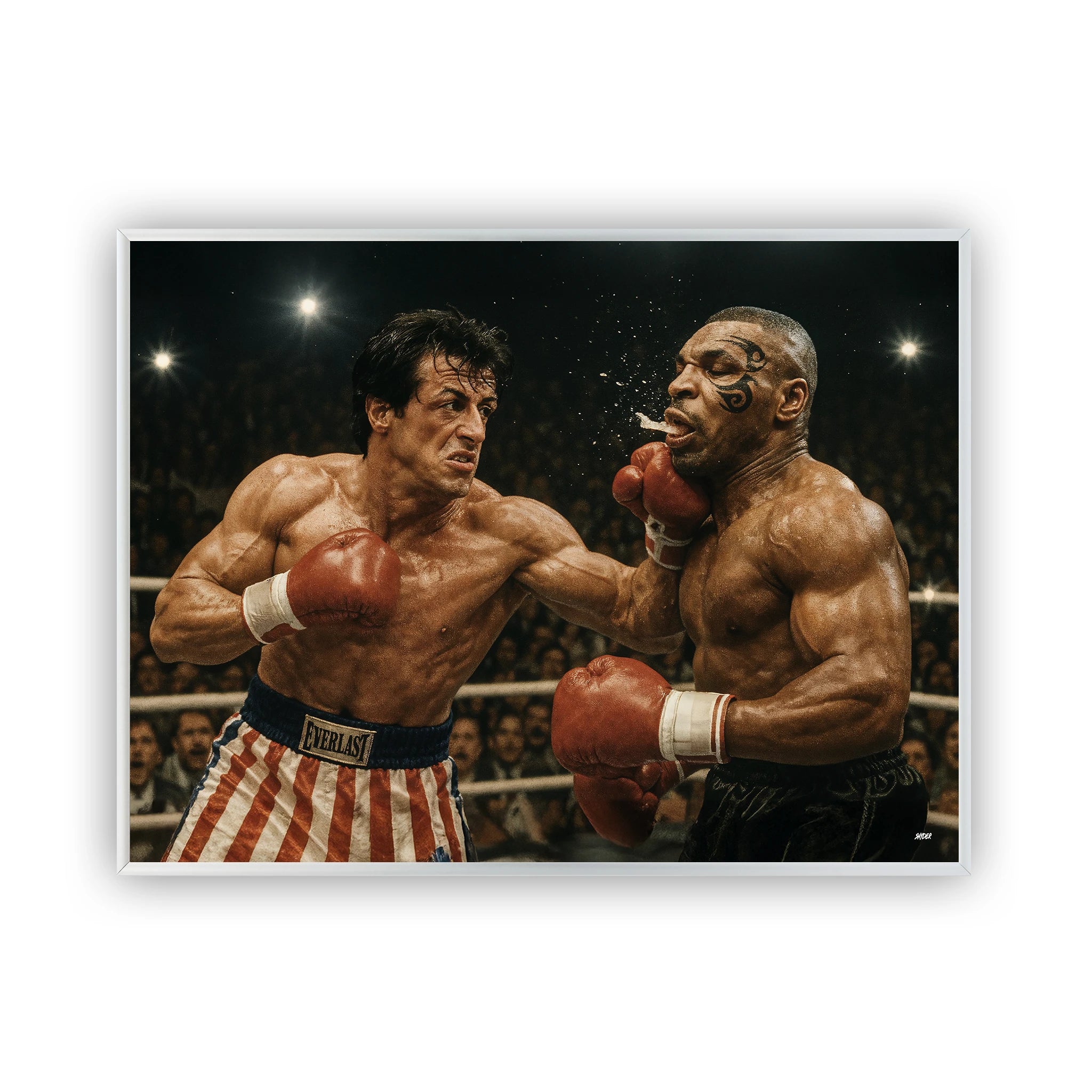Rocky Balboa vs Iron Mike Poster